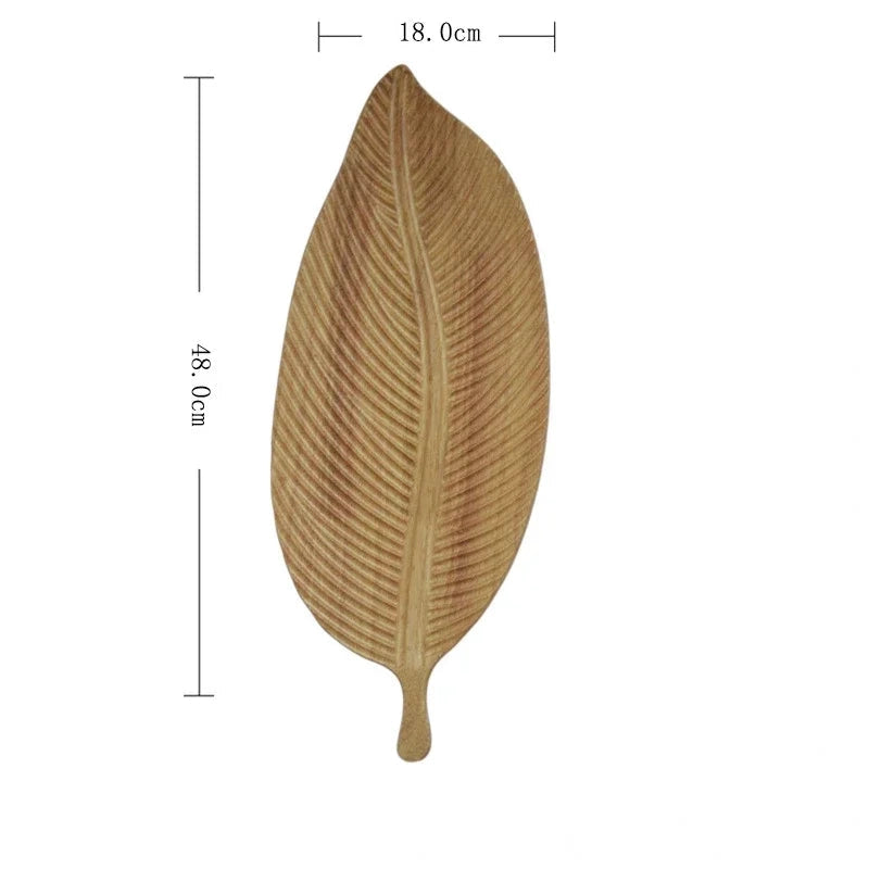 Wood Leaf Tray