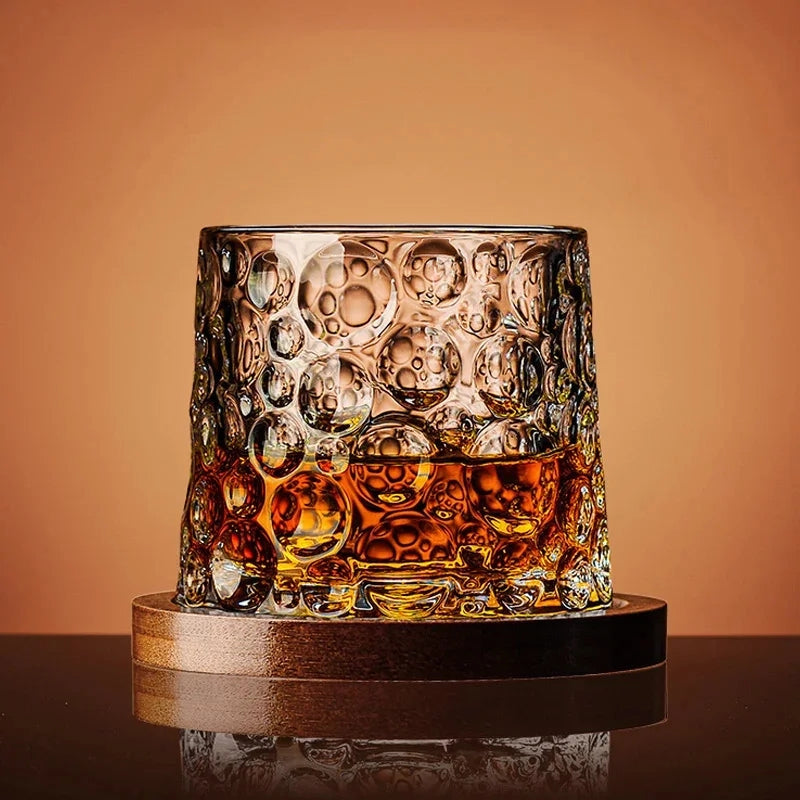 Rotating Whiskey Glass
