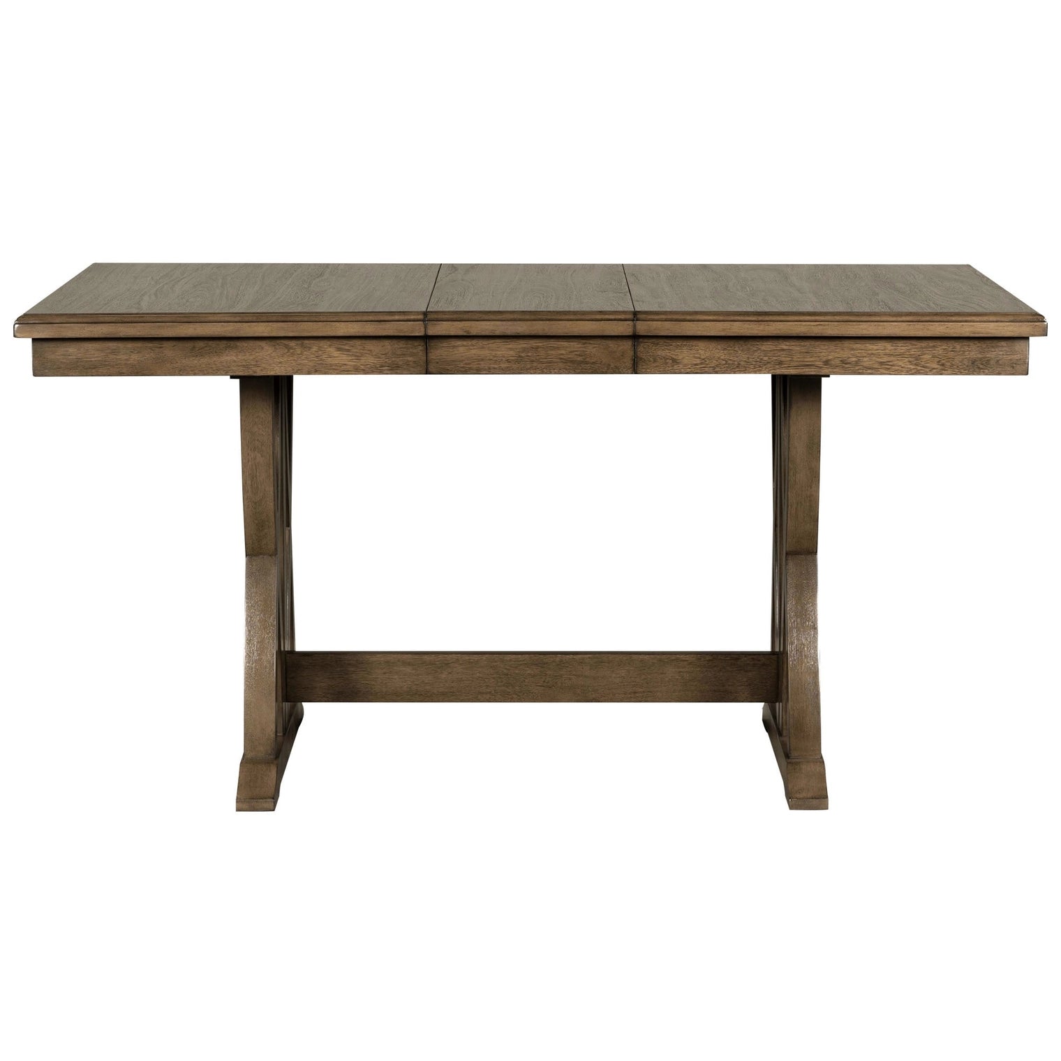 Mid-Century Extendable Solid Wood 7-Piece Dining Table Set