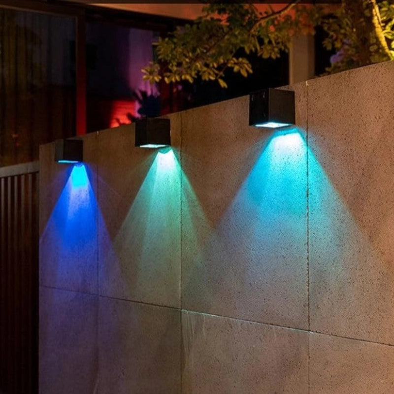 Solar Wall Lights 4-Piece Set