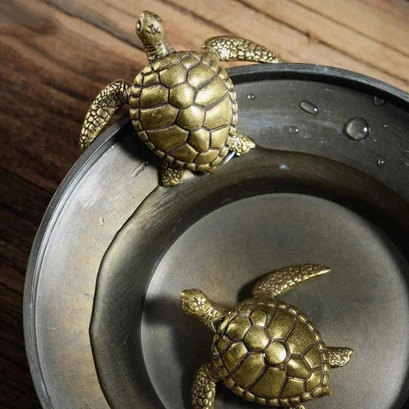 Small Brass Turtle