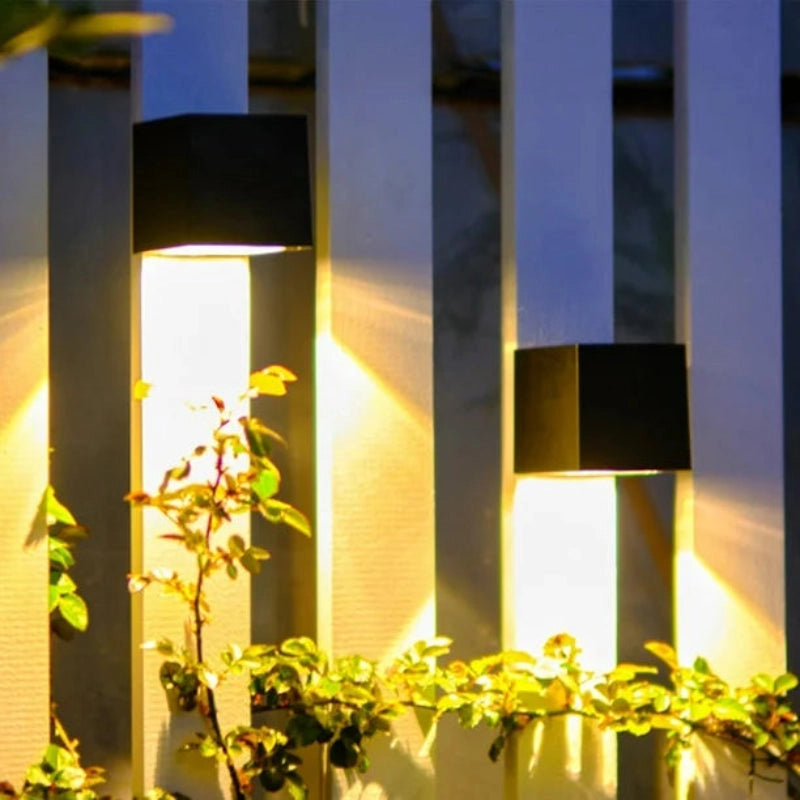 Solar Wall Lights 4-Piece Set