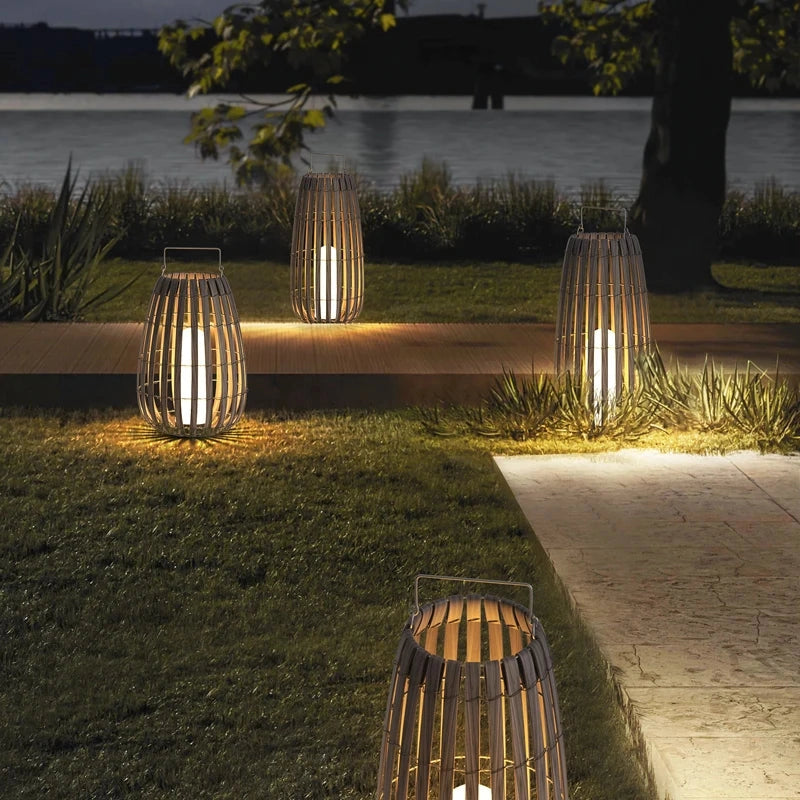 Garden Rattan Light