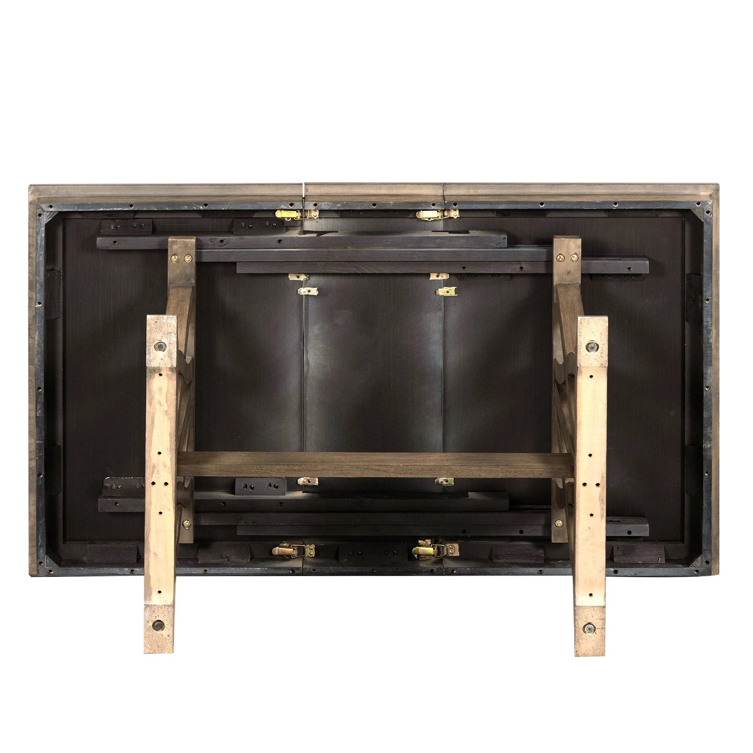 Mid-Century Extendable Solid Wood 7-Piece Dining Table Set