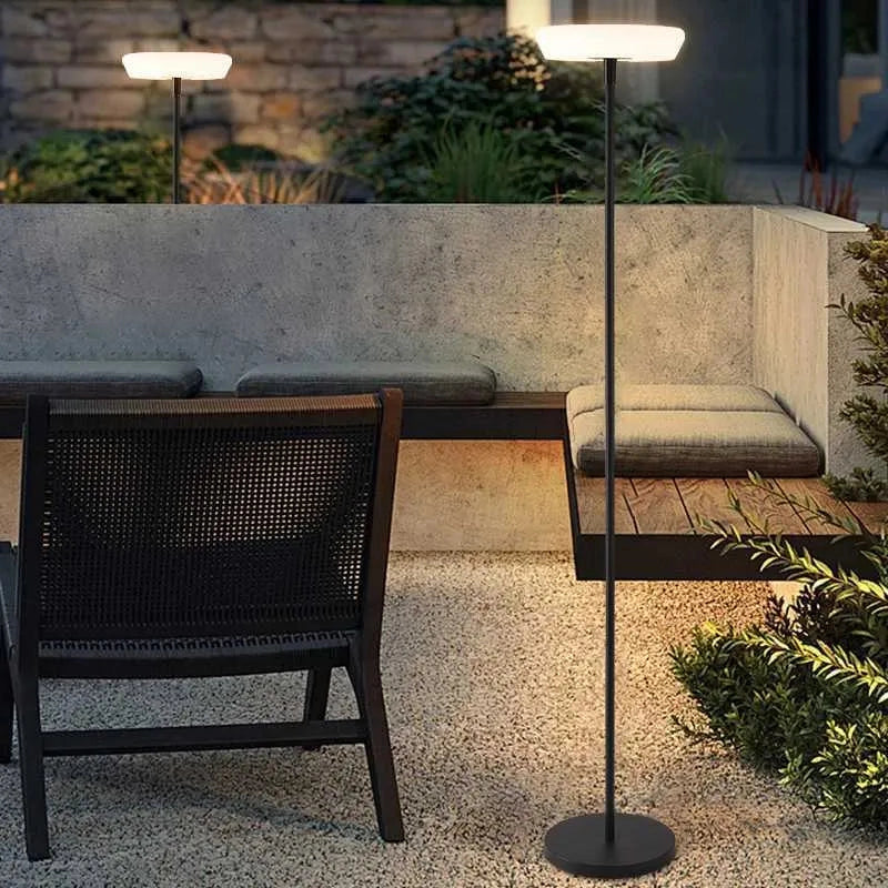 Tall Solar Floor Lamp