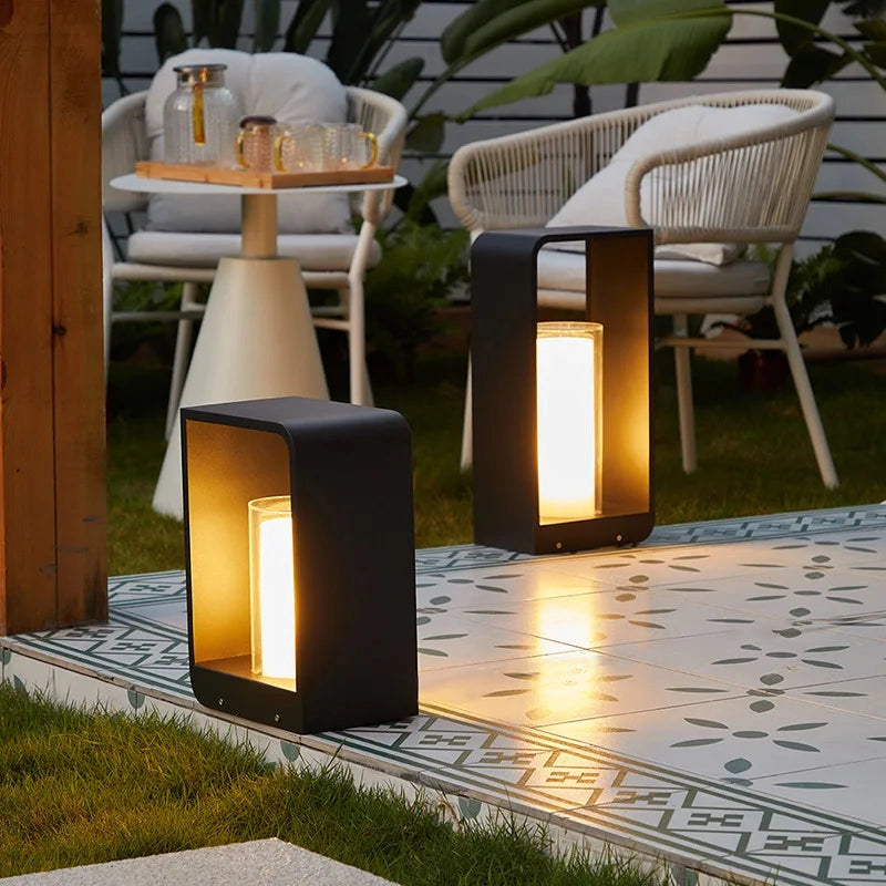 Black Twilight Solar Outdoor Lantern | Led Lantern | Décor
