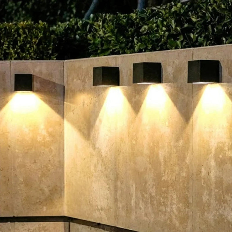 Solar Wall Lights 4-Piece Set