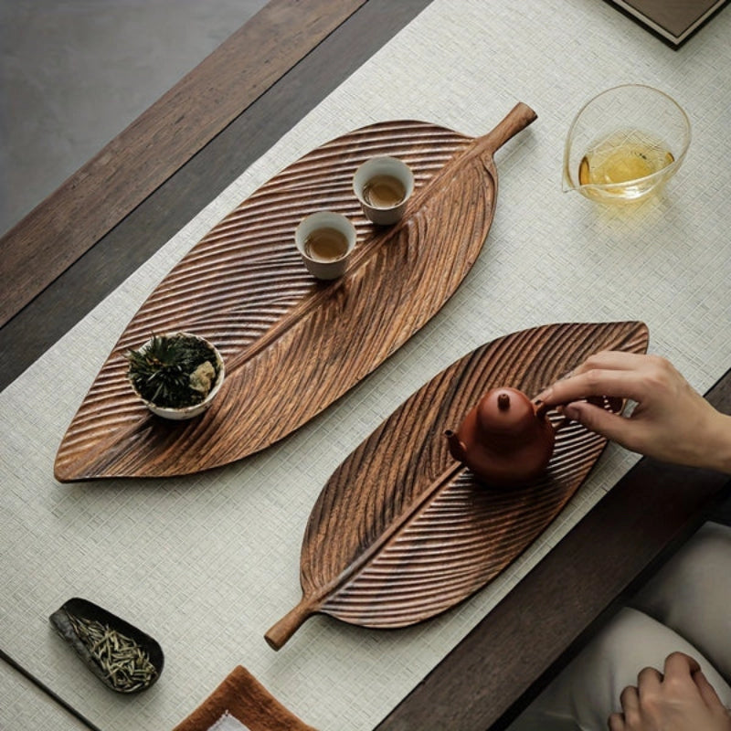 Wood Leaf Tray