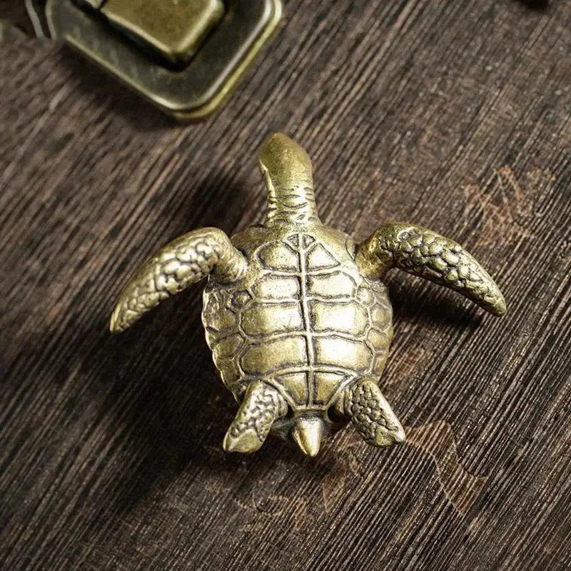 Small Brass Turtle