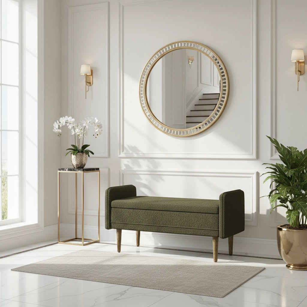 Teddy Velvet Storage Bench