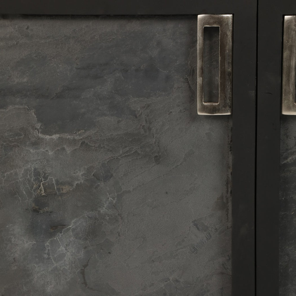 Mango Wood Modern Panel Doors Chest