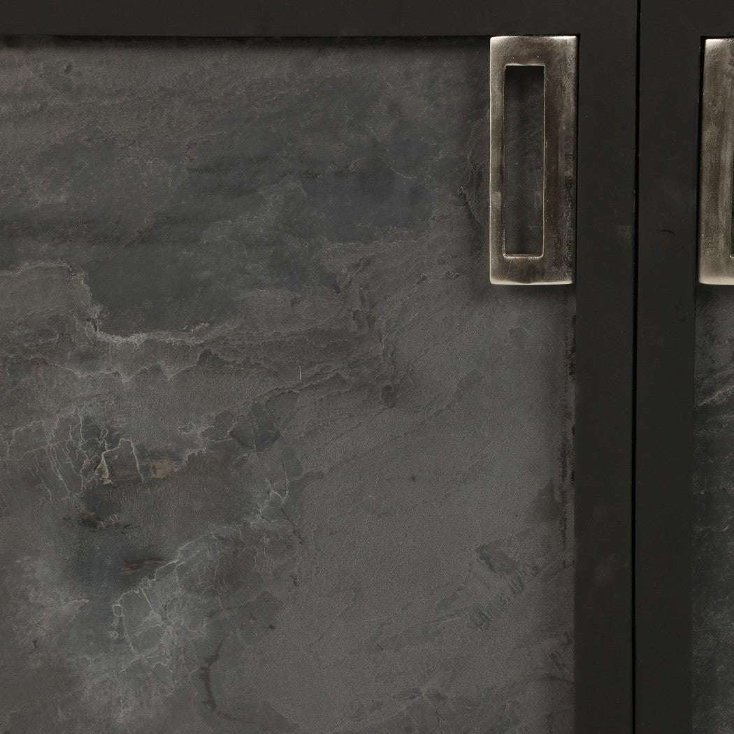 Mango Wood Modern Panel Doors Chest