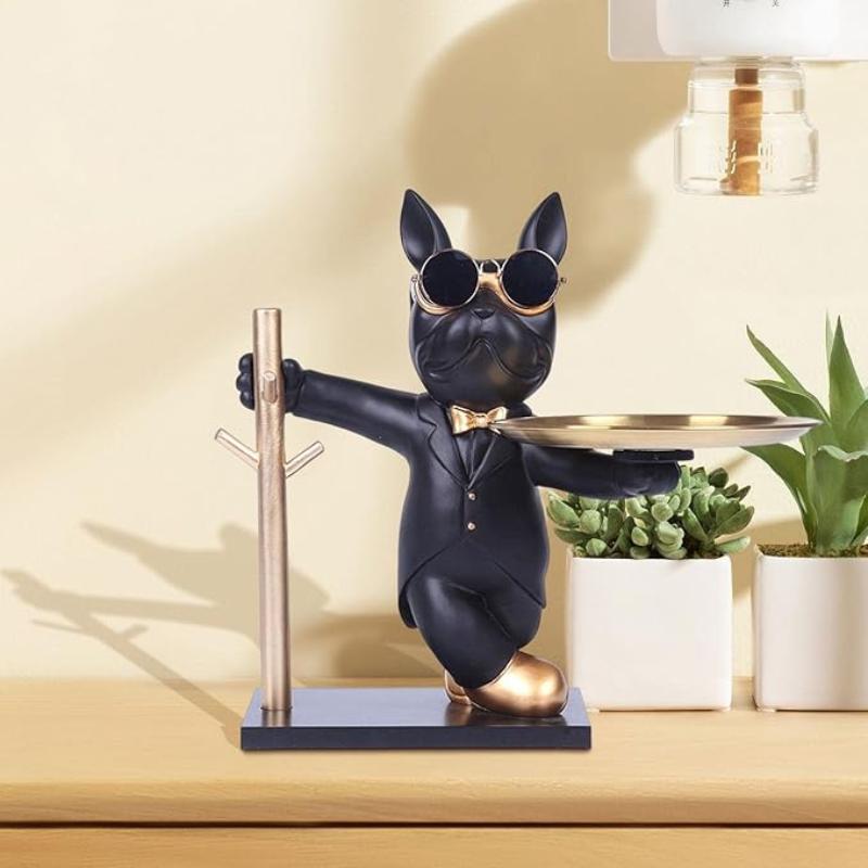 French Bulldog Statue Tray