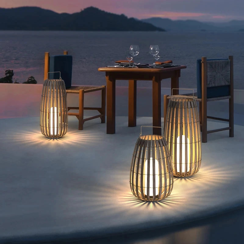 Garden Rattan Light