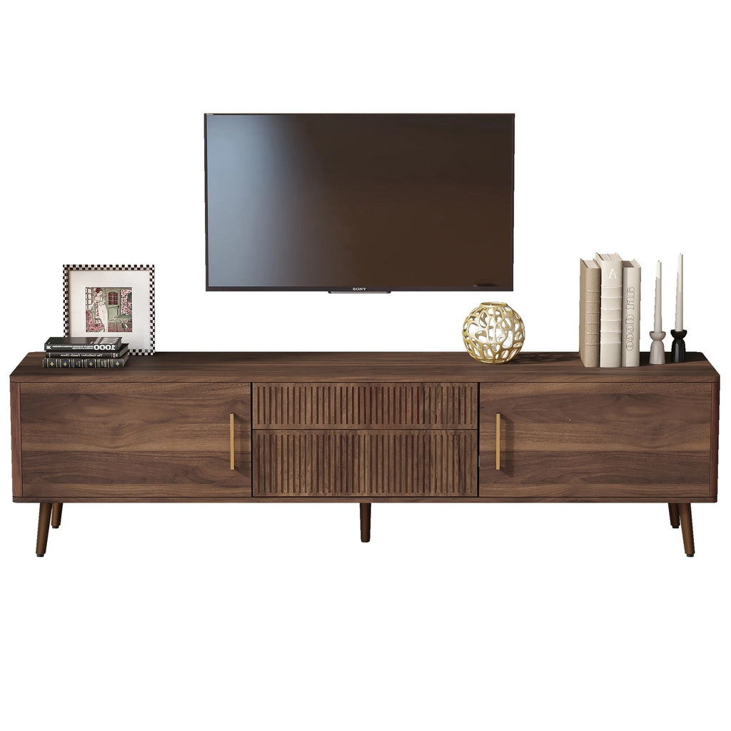 Living Room Storage Tv Stand with 2 Drawers