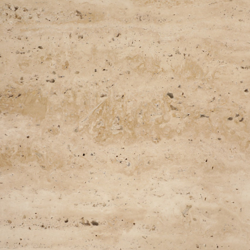 Stone Wood Modern Casual Round Coffee Table