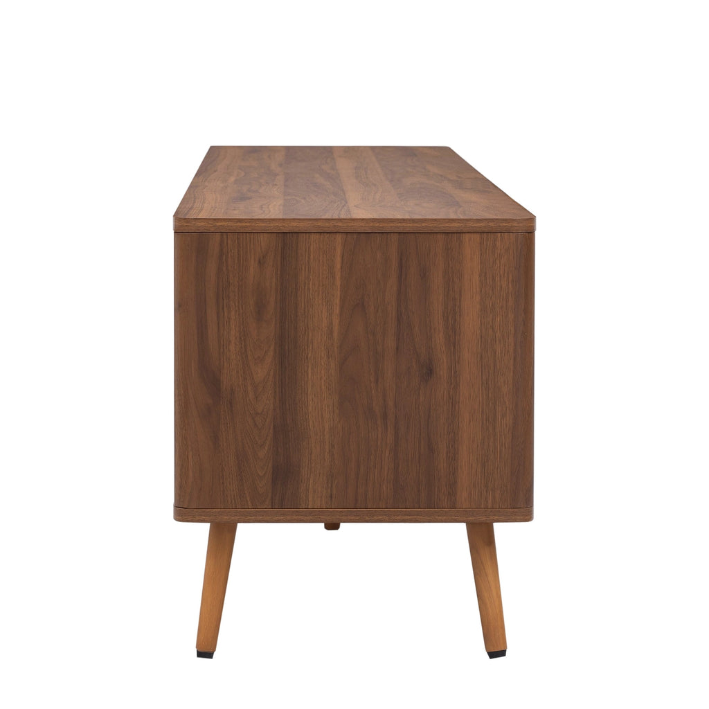 Living Room Storage Tv Stand with 2 Drawers