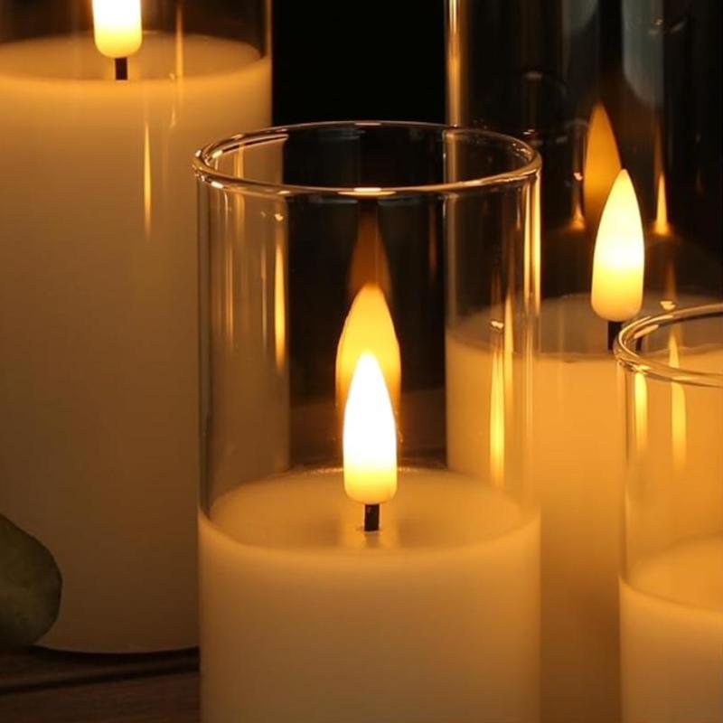 Flameless Candles (Set of 9)