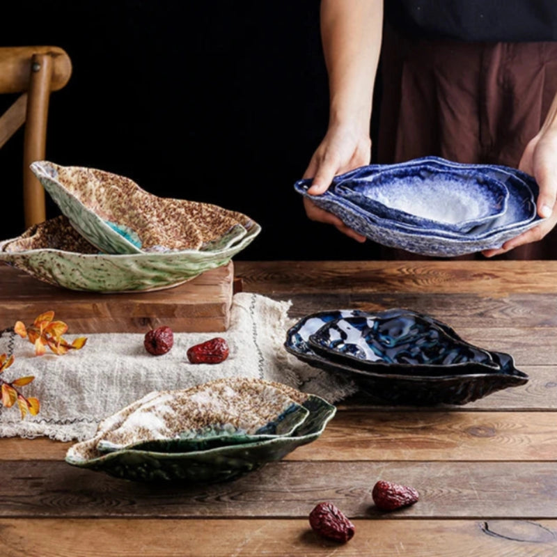 Coastal Pearl Glaze Dishes