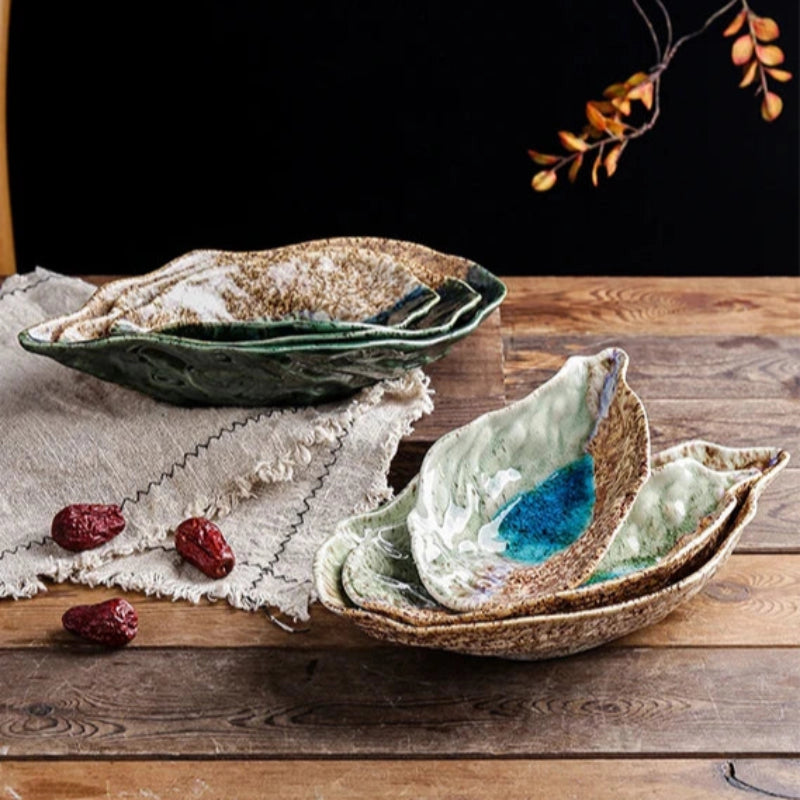 Coastal Pearl Glaze Dishes