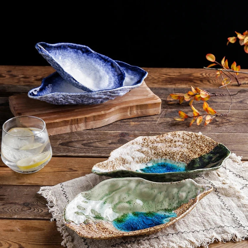Coastal Pearl Glaze Dishes
