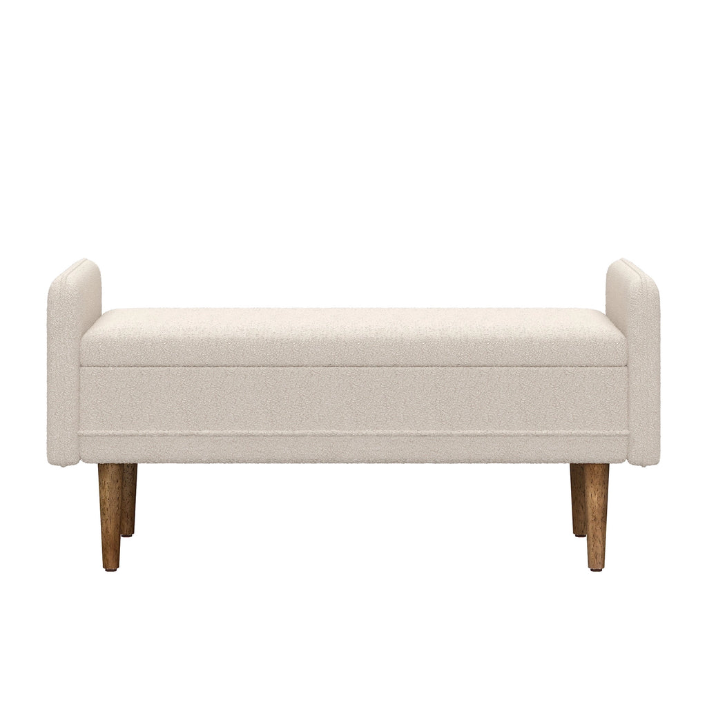 Teddy Velvet Storage Bench