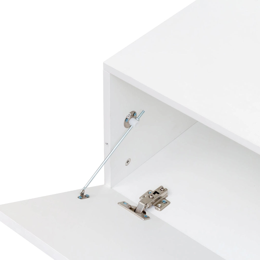 Modern Entertainment Center with Storage Media Console