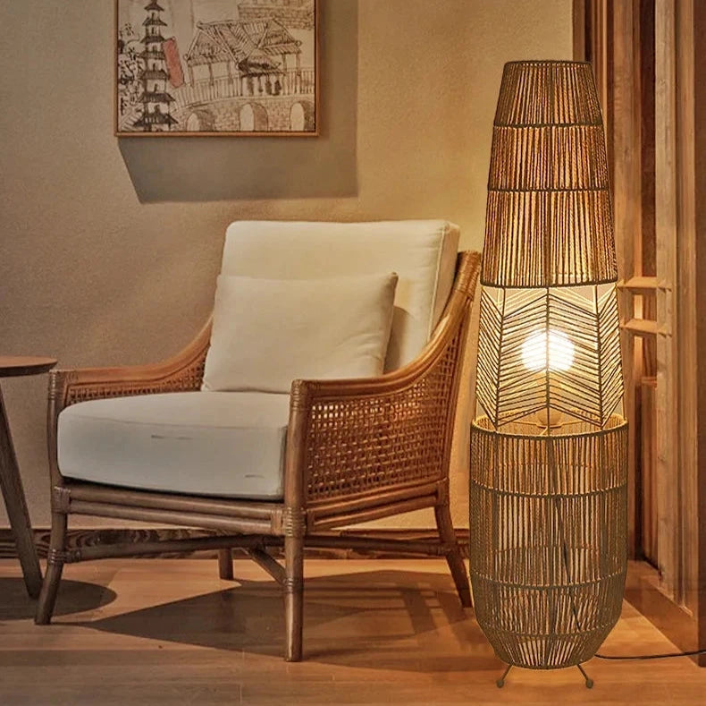 Herringbone Lamp
