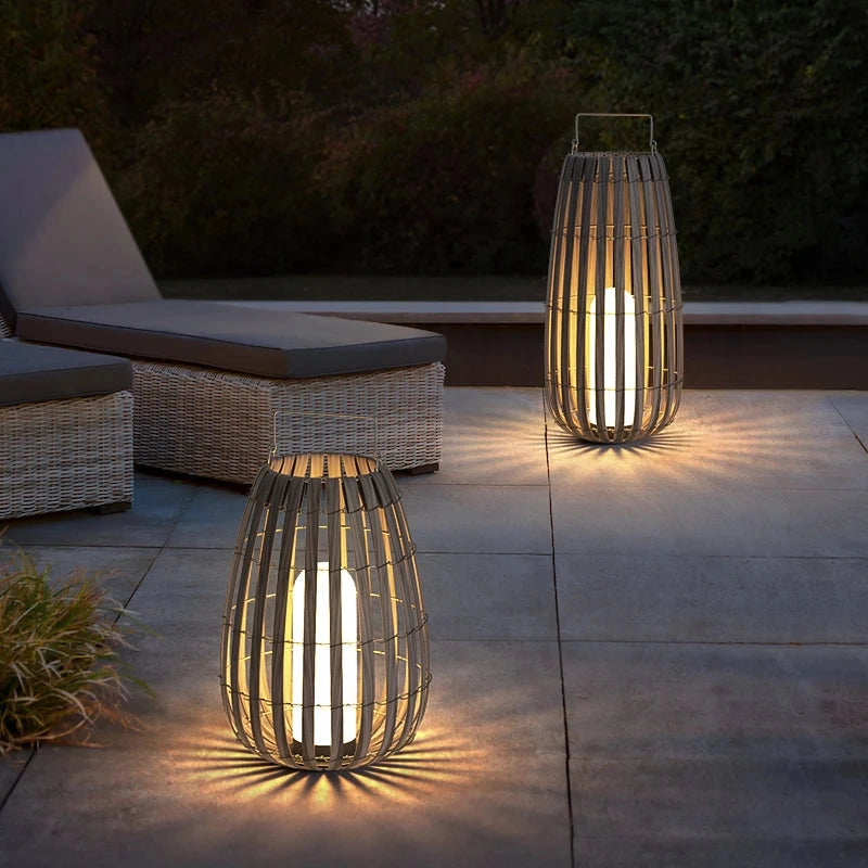 Garden Rattan Light