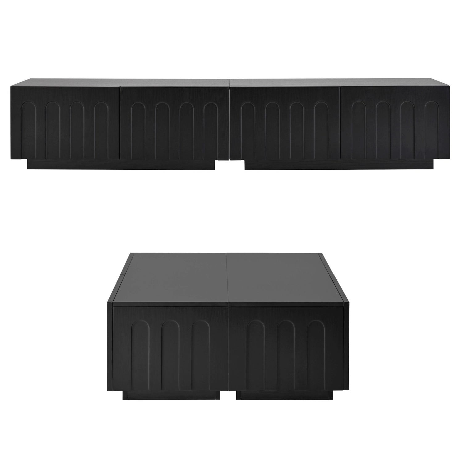 Elegant Tv Stand & Coffee Table Set