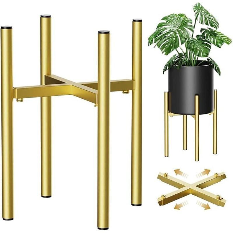 Gold Plant Stand