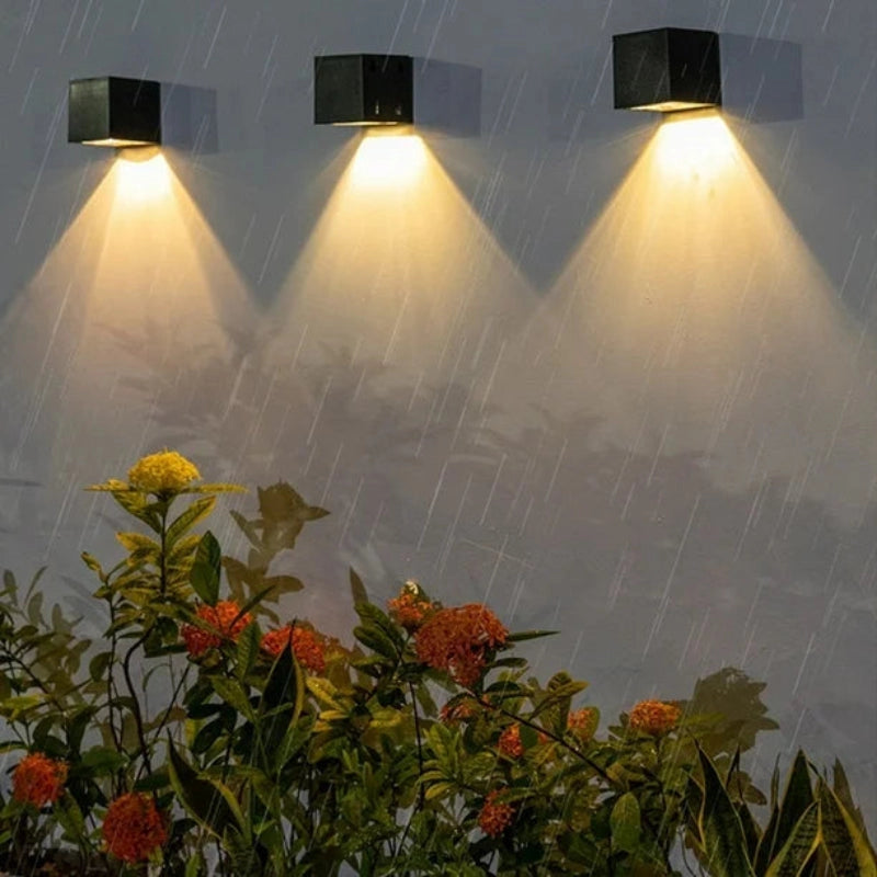 Solar Wall Lights 4-Piece Set